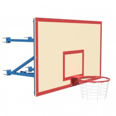 Щит баскетбольний InterAtletika 1800х1050 мм, винос 1200 мм, код: УТ409-1.2-SM