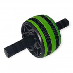 Ролик для преса одноколесний з килимком SNS PO-1613 чорно-зелений, код: 18270-SNS Ролик для преса одноколесний з килимком SNS PO-1613 чорно-зелений, код: 18270-SNS