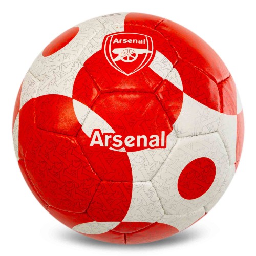 М"яч футбольний Ballonstar Arsenal №5 PU, червоний-білий, код: FB-7582