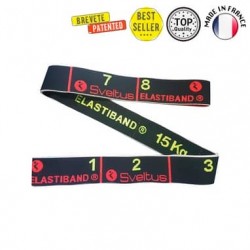 Еспандер для фітнесу Sveltus Elastiband 15 кг, чорний, код: SLTS-0143
