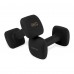 Гантелі вінілові Cornix Square 2x4 кг, чорний, код: XR-0409