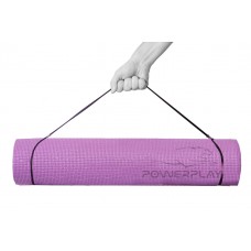 Килимок для йоги та фітнесу PowerPlay 1730х610х6 мм, лавандовий, код: PP_4010_Lavender_(173*0,6