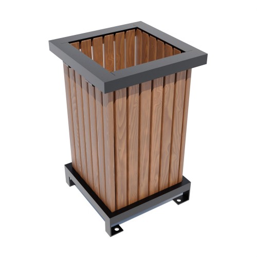 Смітник дерев"яний Brustyle 430х430х700 мм, код: DIO922.5 Смітник дерев"яний Brustyle 430х430х700 мм, код: DIO922.5