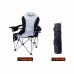 Крісло KingCamp Deluxe Hard Arms Chair 600х600х1050мм, чорний-сірий Код: KC3888 Black/MID GREY