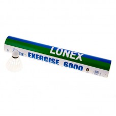 Волани Lonex Exercise 6000, нейлон, білий, 12шт, код: LЕ6000-WS