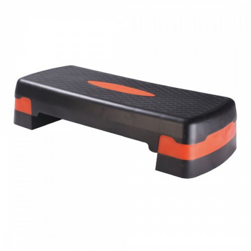 Степ-платформа LiveUp Power Step 2 положення, 680х280х100-150 мм, чорний-помаранчевий, код: 6951376107180