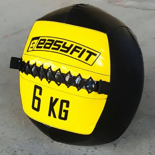 Медичний м"яч EasyFit Wall Ball (медбол, волбол) 6 кг EF-WB-06