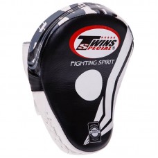 Лапа вигнута ліва для боксу та єдиноборств Twins 25x19x9см, білий, 1шт, код: FPML10-43_W-S52 Лапа вигнута ліва для боксу та єдиноборств Twins 25x19x9см, білий, 1шт, код: FPML10-43_W-S52