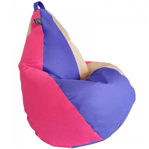 Крісло мішок Tia-Sport Веселка, оксфорд, L - 1200х900 мм, кольоровий, код: sm-0093-3