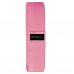 Резинка для фітнесу тканева 4yourhealth Fitness Band Medium 27 кг, рожева, код: 4YH_0934_27kg_Pink