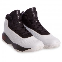 Кросівки для баскетболу Jdan розмір 44 (28см), білий-чорний, код: F818-4_44WBK