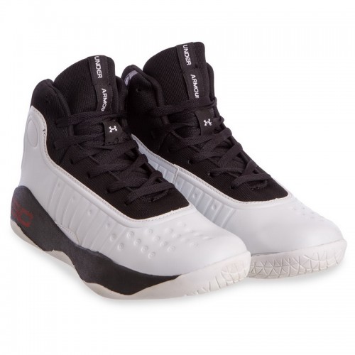Кросівки для баскетболу Jdan розмір 44 (28см), білий-чорний, код: F818-4_44WBK