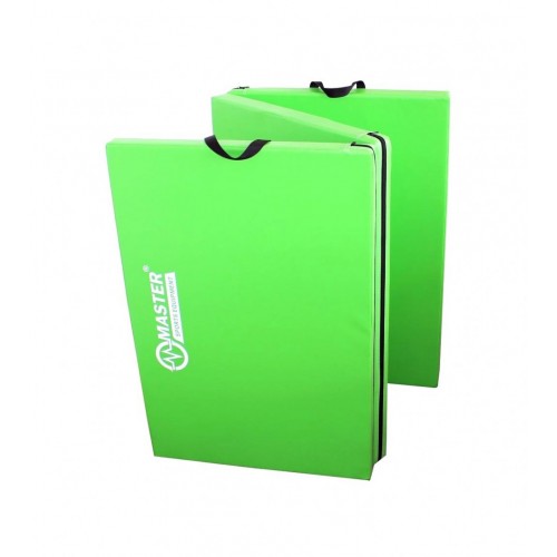 Мат складний гімнастичний Master 3-х компонентний 1800x900x50 мм, код: 8592833008107-IN Мат складний гімнастичний Master 3-х компонентний 1800x900x50 мм, код: 8592833008107-IN