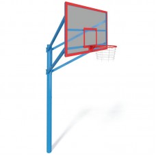 Стенд баскетбольний FIBA InterAtletika, щит акриловий 1800х1050 мм, код: УТ417.1-SM