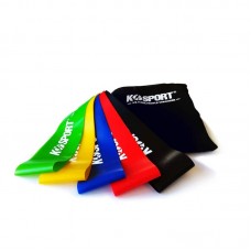 Стрічки для вправ K-Sport Power Band Mini KIT 5 GUMs, код: KS-282-IN