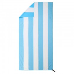 Рушник для пляжу Beach Towel Sailbolat 1600x800 мм, блакитний-білий, код: T-SCT_NW