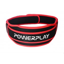 Пояс для важкої атлетики PowerPlay черно-красный (Неопрен) L, код: PP_5545_L_Red