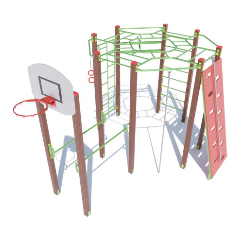 Гімнастичний комплекс Miros “Атлет друзів”, код: DIO684 Гімнастичний комплекс Miros “Атлет друзів”, код: DIO684