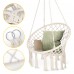 Крісло-гойдалка 4Fizjo Boho Dream 80 см підвісна, плетена, бежевий, код: P-5905973404518