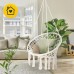 Крісло-гойдалка 4Fizjo Boho Dream 80 см підвісна, плетена, бежевий, код: P-5905973404518