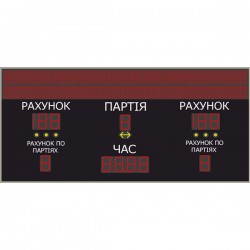 Табло для волейболу LedPlay (2600х1200), код: VOL1512 Табло для волейболу LedPlay (2600х1200), код: VOL1512