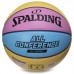 М"яч баскетбольний Spalding All Conference №7 жовтий-блакитний, код: 76896Y-S52