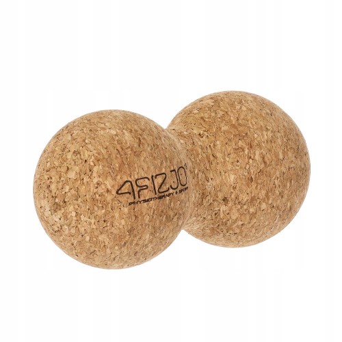 Масажний м"яч подвійний 4Fizjo Lacrosse DuoBall Cork 6.5 x 13.5 см, код: P-5907739319586