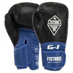 Боксерські рукавиці Fistrage 10 унцій, чорний-синій, код: VL-7799_10BKBL Боксерські рукавиці Fistrage 10 унцій, чорний-синій, код: VL-7799_10BKBL