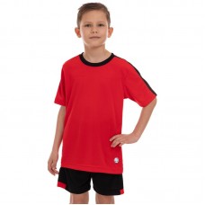 Форма футбольна підліткова PlayGame розмір 24, ріст 120, червоний-чорний, код: CO-2004B_24RBK-S52