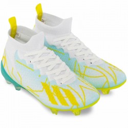 Бутси футбольні дитячі з носком PlayGame розмір 35, білий, код: MX10-35-39-1_35