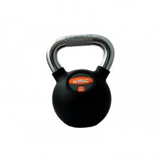 Гиря LiveUp Rubber Kettel Dumbell 12 кг, чорний, код: 6951376138740