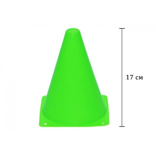 Конус-фішка спортивна EasyFit 17 см, зелений, код: EF-1678-GN-EF