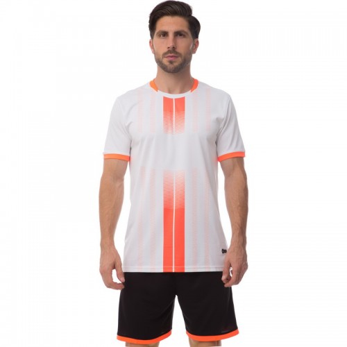 Форма футбольна PlayGame XL, ріст 175, білий-помаранчевий, код: M8607_XLWOR-S52