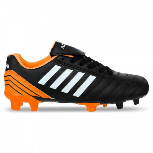 Бутси футбольне взуття Aikesa розмір 31, чорний-помаранчевий, код: L-10-31-36_31BKOR