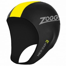 Шапка для тріатлону Zoggs Neo Cap L/XL, чорно-жовта, код: 194151043754