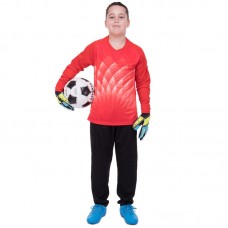 Форма воротаря дитяча PlayGame розмір 28, зріст 145-155, 11-12років, червоний, код: CO-1002B_28R