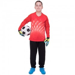 Форма воротаря дитяча PlayGame розмір 28, зріст 145-155, 11-12років, червоний, код: CO-1002B_28R