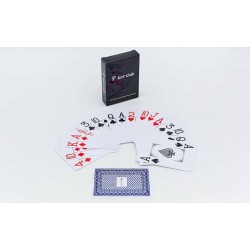 Гральні карти пластикові PlayGame Poker Club 54 шт, код: IG-6010 Гральні карти пластикові PlayGame Poker Club 54 шт, код: IG-6010