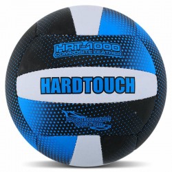 М"яч волейбольний Composite Leather Hard Touch №5, синій-чорний, код: VB-4049_BL
