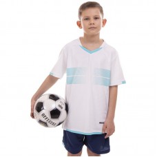 Форма футбольна дитяча PlayGame розмір 2XS, ріст 130, білий, код: D8823B_2XSW-S52