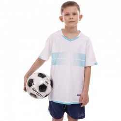 Форма футбольна дитяча PlayGame розмір 2XS, ріст 130, білий, код: D8823B_2XSW-S52