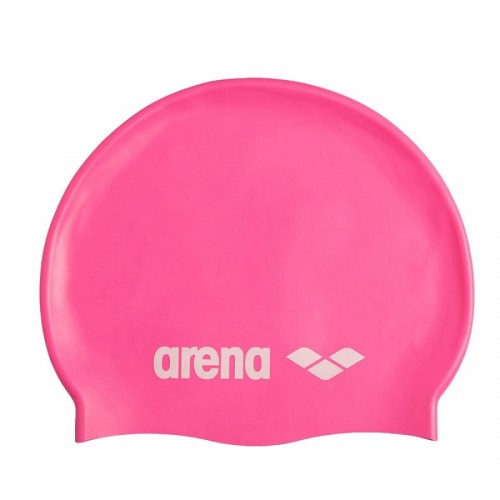 Шапка для плавання Arena Classic Silicone рожевий, код: 3468336977675