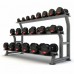 Стійка гантельна 3-х ярусна Fitnessport DR-05 (на 10 пар), код: 10138-AX