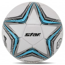 М"яч футбольний Star Sport №4 PU, білий-бірюзовий, код: SB8234-S52