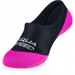 Шкарпетки для басейну дитячі Aqua Speed Neo Socks, розмір 22-23, чорний-малиновий, код: 5908217673718