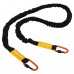 Еспандер трубчастий із карабіном у захисному рукаві LiveUp Resistance Tube Large навантаження високе, код: LP8401-L