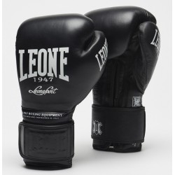 Боксерські рукавички Leone Greatest Black 18 ун, чорний, код: 500169-RX