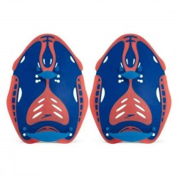 Лопатки для плавання Speedo Biofuse Power Paddle AU L, блакитний-помаранчевий, код: 5053744633039