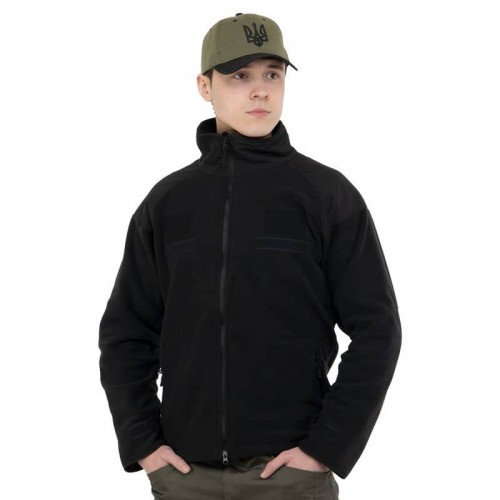 Куртка флісова Tactical Military Rangers XL (48-50), чорний, код: ZK-JK6003_XLBK