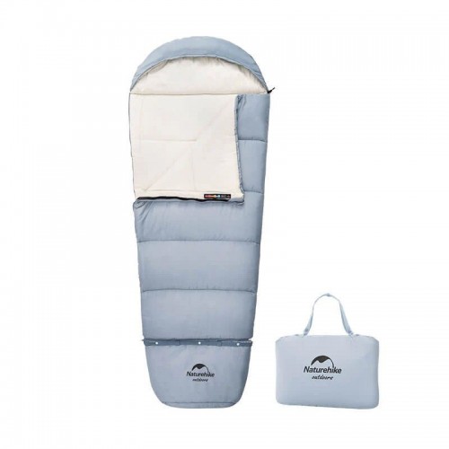 Спальник дитячий Naturehike С300 NH21MSD01 1900х750 мм, блакитний, код: 6927595774649-AM